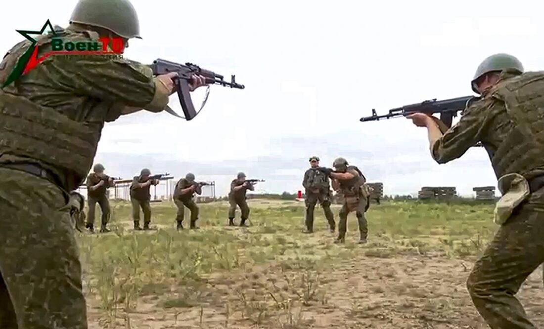 El grupo dijo que era el tercer convoy de Wagner que ingresaba al país desde la semana pasada. Foto: AP