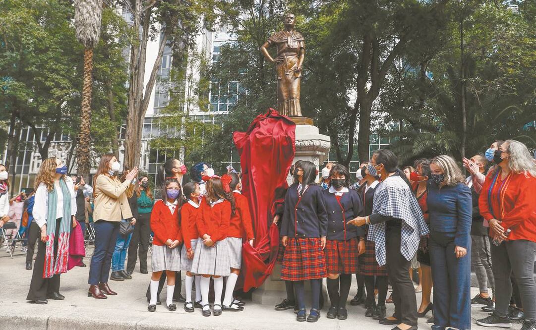 El Paseo de las Heroínas lo integrarán 14 esculturas. Foto: Diego Simón/ EL UNIVERSAL.