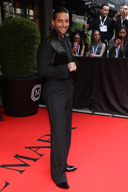Maluma, uno de los invitados latinos a la Met Gala 2026.
Foto: Andy Kropa / AP