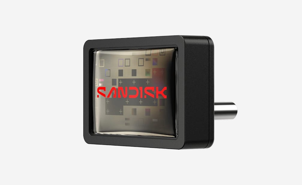 Pequeña por fuera, enorme por dentro: así es la nueva USB de 1 TB de Sandisk. Imagen: Sandisk