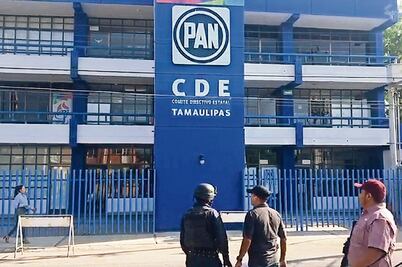Atentan contra sede del PAN en Ciudad Victoria 