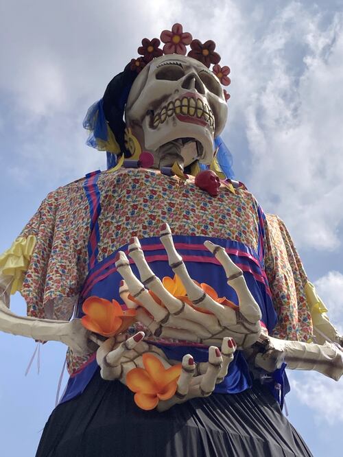 La Calaca. Zócalo de la Ciudad de México. Foto: O Vidal