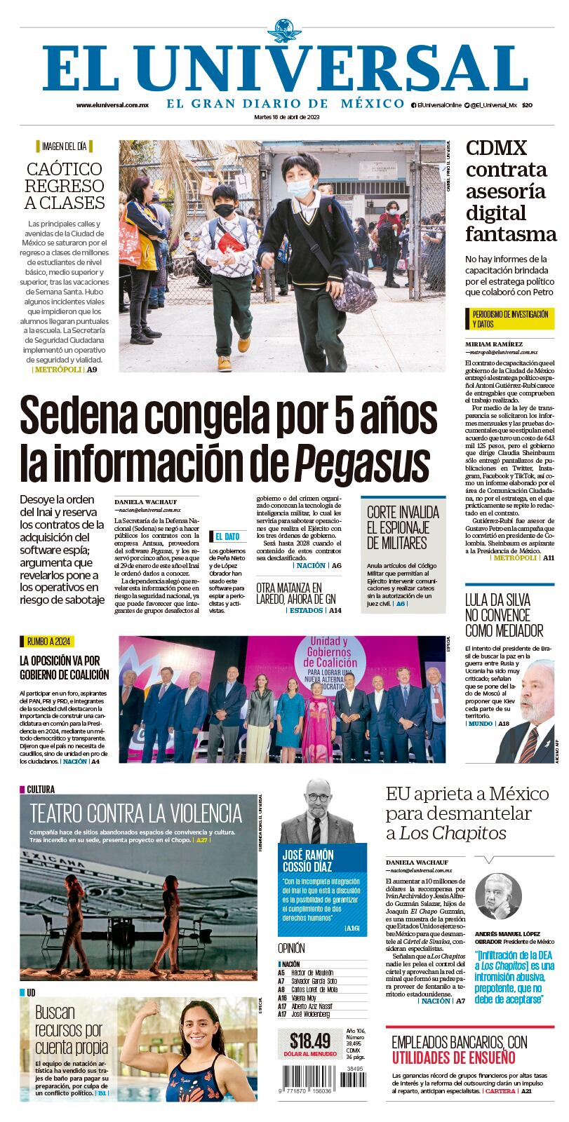 Portada impresa