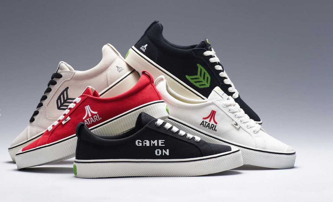 Vuelve a vivir la pasión de los 8 bits con este calzado de la mano de Atari y Cariuma