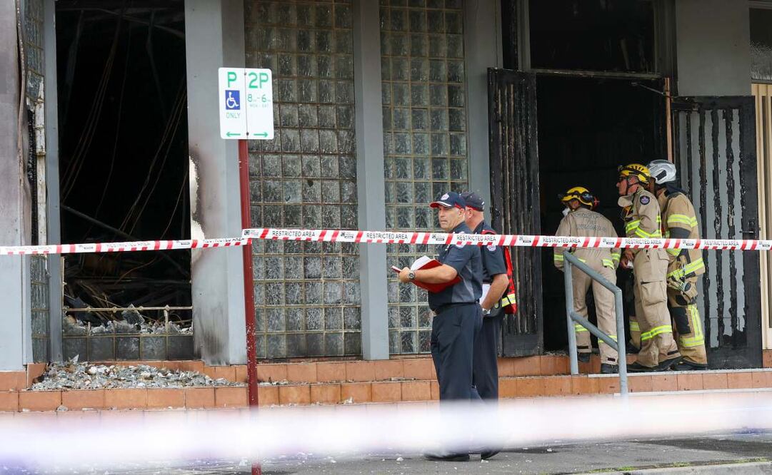 Incendio de sinagoga en Melbourne. Foto: AP