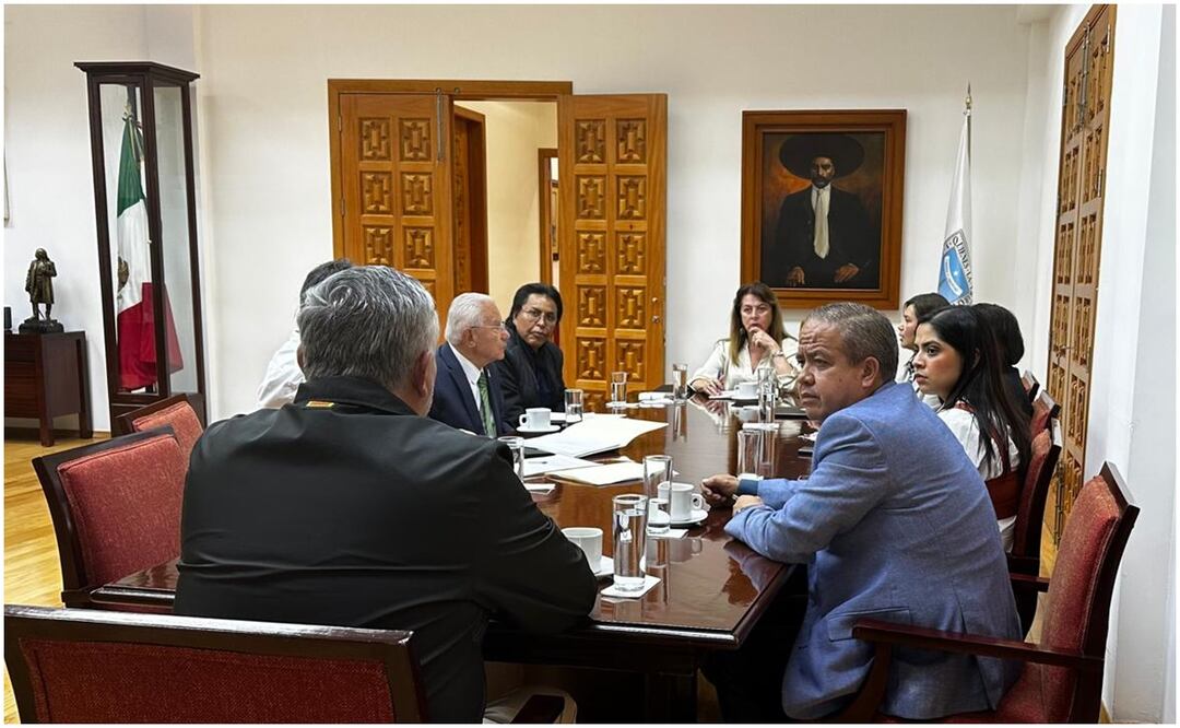 El gobierno de Morelos y autoridades académicas, acuerdan reforzar seguridad en periferia de Universidad Autónoma de Morelos por caso maestros asesinados. Foto: Especial