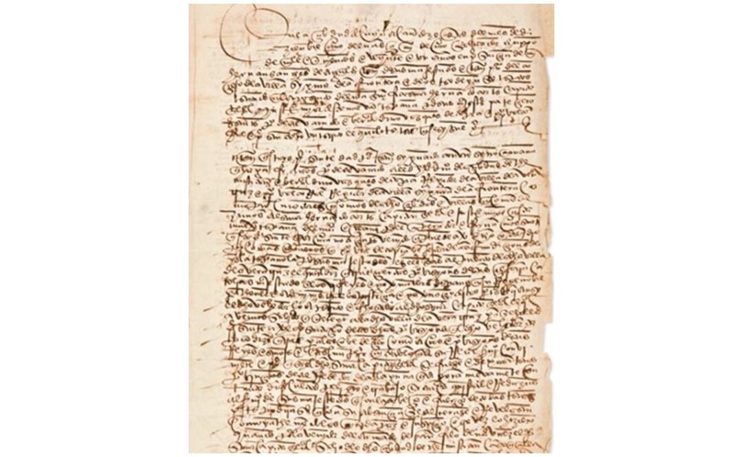 En septiembre, Swann Auction Galleries ofertó un documento relacionado con Cortés. Foto: ESPECIAL