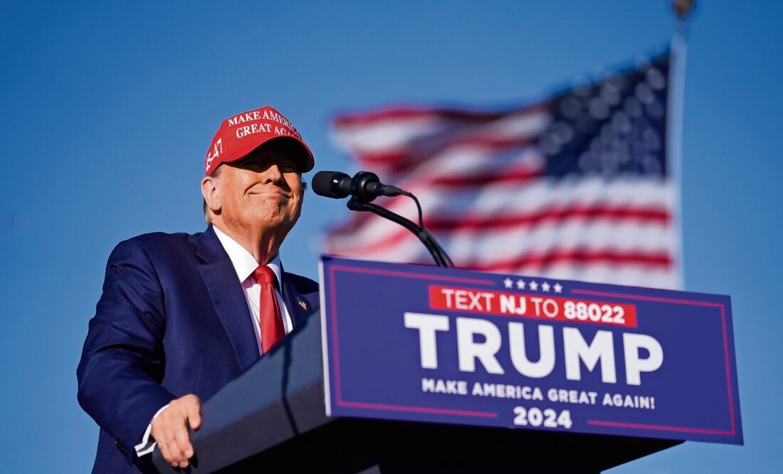 Entre las propuestas de Trump en materia económica se encuentra un gravamen universal mínimo del 10% a las importaciones y una tasa del 60% a los productos chinos. Foto: Archivo/El Universal