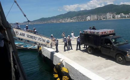 Marina traslada 10 toneladas más de víveres a Oaxaca