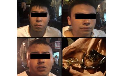 Detienen a 3 por robar casa de empeño en Miguel Hidalgo