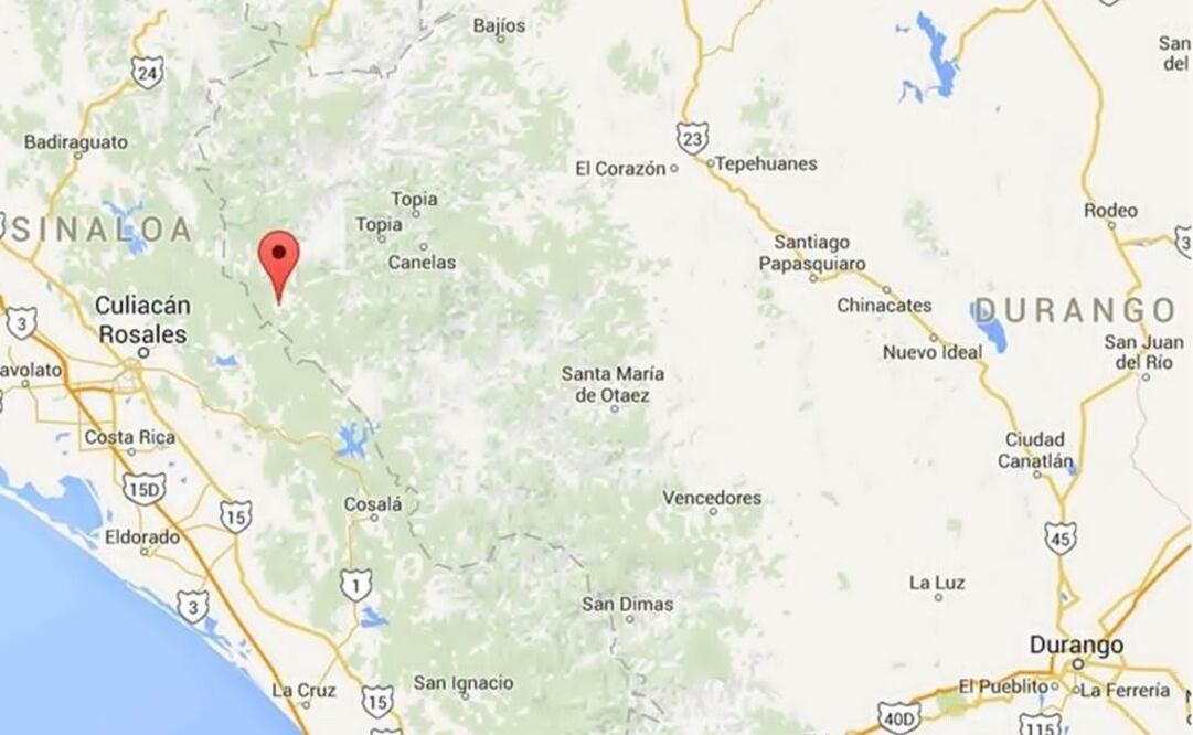 Tamazula, Durango, according to Google Maps. (Photo: SPECIAL)