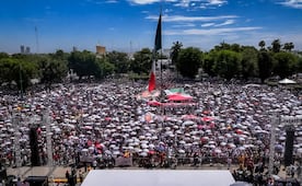 Más de 45 mil sinaloenses muestran su apoyo a Sheinbaum; llenan explanada para acompañar mensaje de la Presidenta