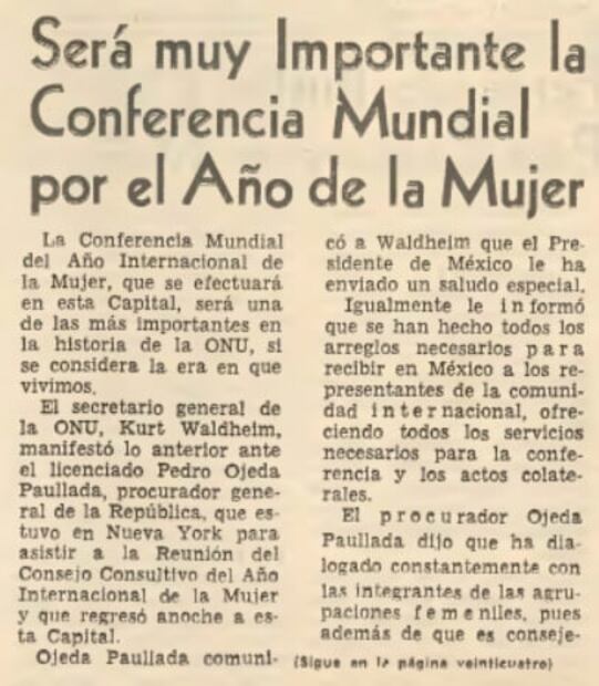 Campesinas mexicanas conmemoraron el Día de la mujer 90 años antes que la ONU