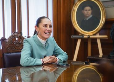 Claudia Sheinbaum muestra por primera vez cambios en el despacho presidencial; se trata de tres nuevos cuadros