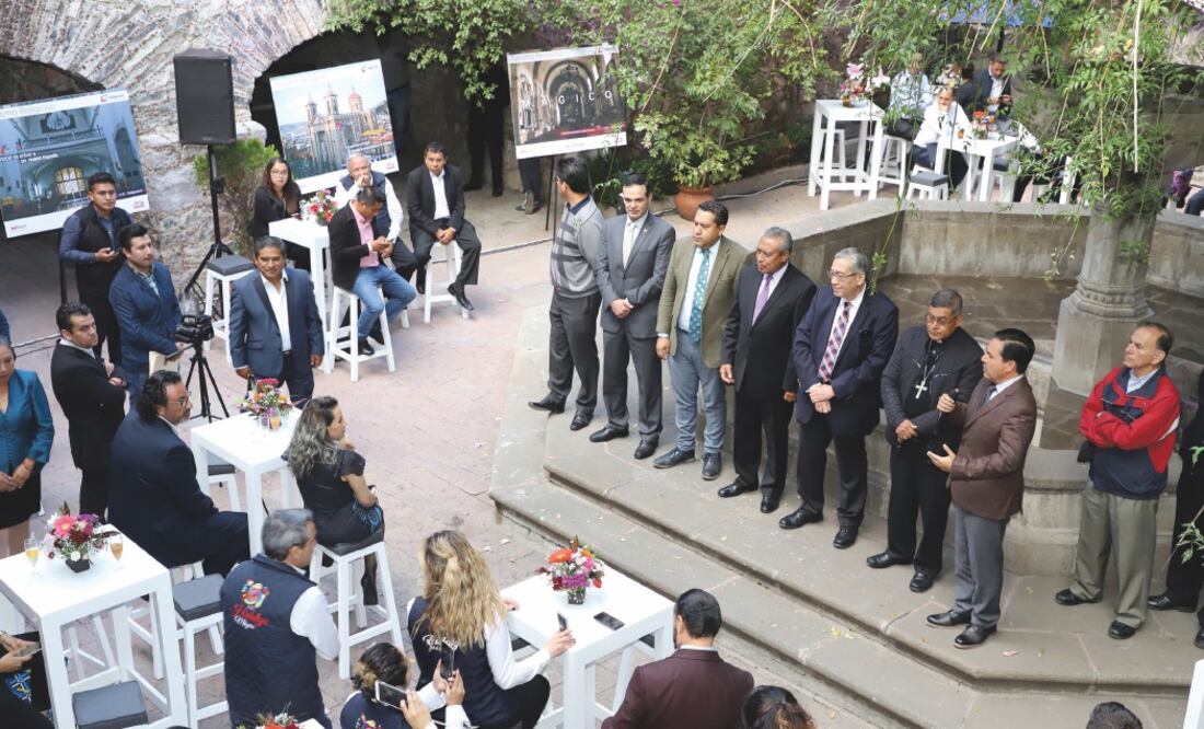 El secretario de Gobierno destacó que con Turismo Religioso se impulsará el desarrollo económico de los hidalguenses. (ESPECIAL)