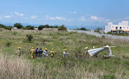 Cae avioneta sobre fraccionamiento en Santa Fe