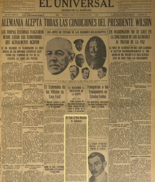 The fatal results of the 1918 Spanish flu pandemic in Mexico