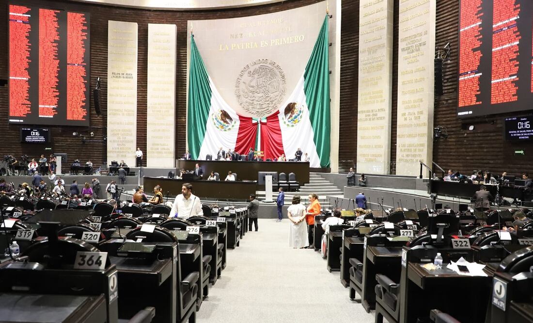 Diputados inician debate de reforma de AMLO que faculta a SFP para contratar bienes y servicios. Foto: Twitter @ALEIDAALAVEZ