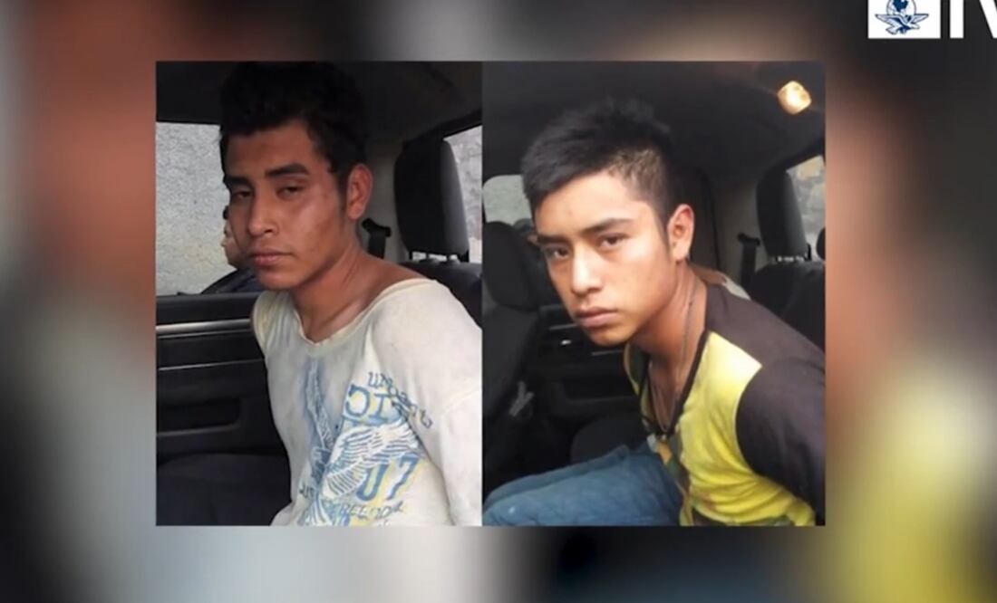 Two of the three suspects arrested for the murder. (Photo: Taken from video)