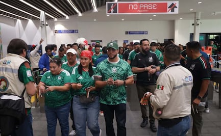 Tren Ligero limita acceso en la estación Tasqueña; solo aficionados o vecinos de la zona pueden ingresar 