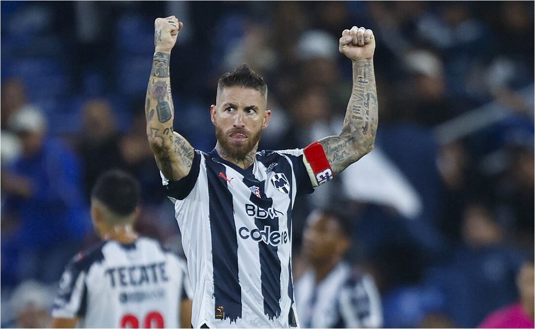 Sergio Ramos celebra la victoria ante las Águilas del América. FOTO: IMAGO7