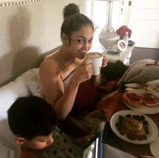 Así se ve Jennifer Lopez al despertar 