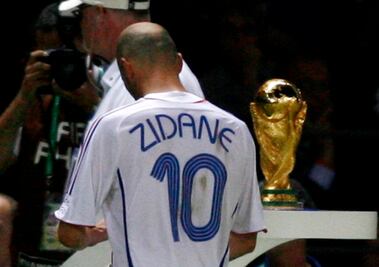 El triste adiós de Zinedine Zidane