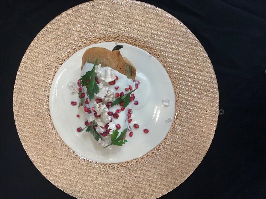 El chile en nogada del chef Alan Sánchez será preparado con ingredientes originarios de Puebla (Foto Cortesía)
