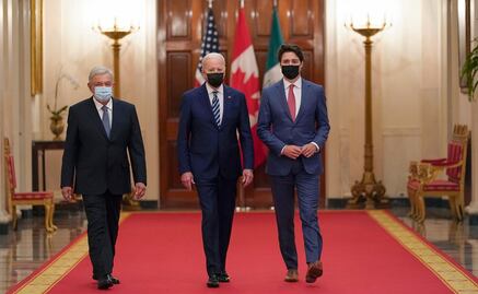 Sheinbaum felicita a AMLO por resultados de reunión con Biden y Trudeau