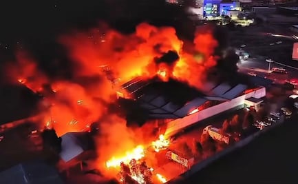 Incendio en bodegas de Alimentación para el Bienestar en Zacatecas se ha extinguido en 90%: Protección Civil estatal; reportan pérdida total