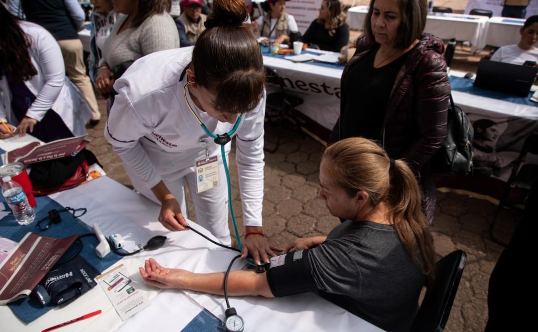 Como parte del Plan Michoacán por la Paz y la Justicia, aplican vacunas contra sarampión ante brote (20/01/2026). Foto: Especial