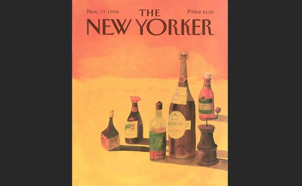 The New Yorker cover by Abel Quezada - Photo taken from thenewyorkercovers.wordpress.com