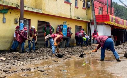 Analizan apoyos para afectados por lluvias en Tlalpan y Xochimilco