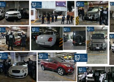 Aseguran autos de lujo de La Unión Tepito en Azcapotzalco