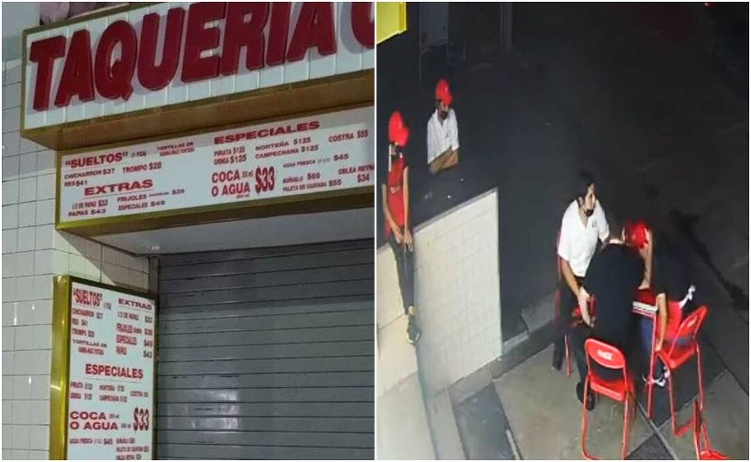 Golpean a trabajador en taquería. Foto: Especial