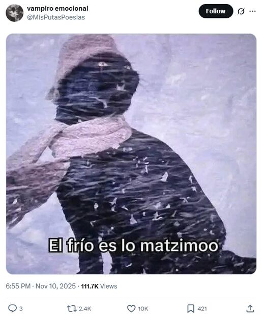 Muchos internautas ya han compartido en las redes sociales sus mejores memes. Foto: Captura de pantalla X.
