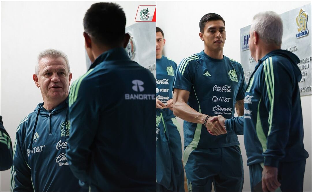 Javier Aguirre dirigió su primera sesión de entrenamiento en su tercera etapa con México / FOTOS: @miseleccionmx