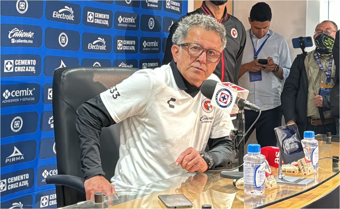 Juan Carlos Osorio en conferencia de prensa tras el Xolos vs Cruz Azul. FOTO: Edgar Enríquez/ EL UNIVERSAL