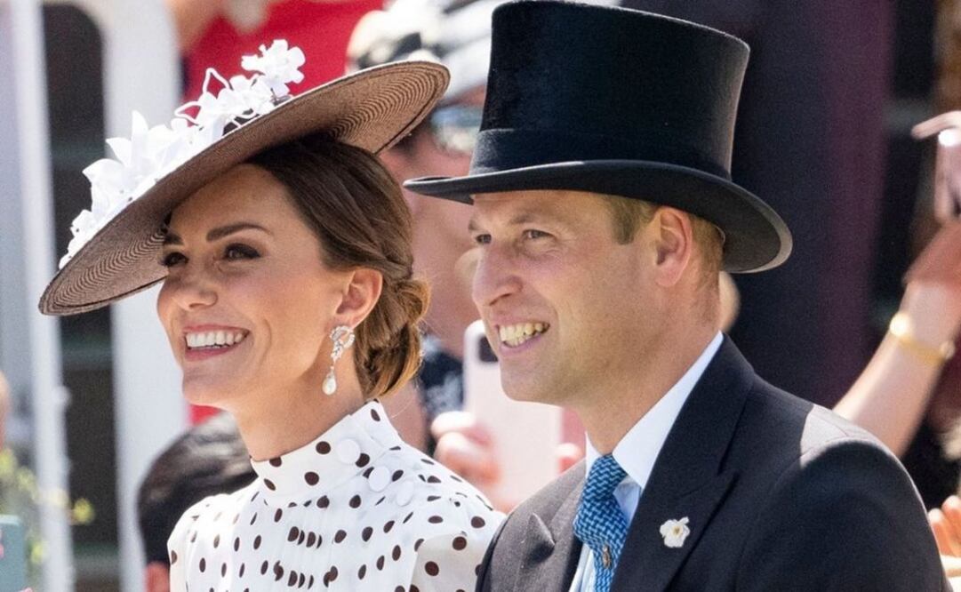 El príncipe Guillermo y la princesa de Gales, Kate Middleton. Fuente: Instagram @_kate_middleton_royal