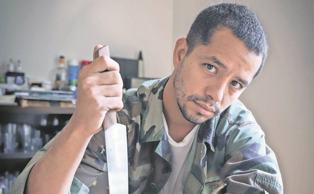 Sabe que su físico le ayuda al papel de rudo (BERENICE FREGOSO. EL UNIVERSAL)