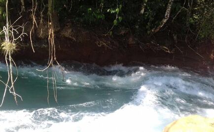 Encauzan río perteneciente a cascadas de Agua Azul en Chiapas