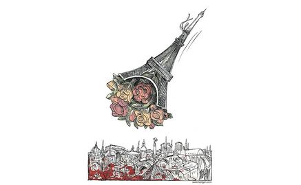 Boligán gana premio por cartón sobre París