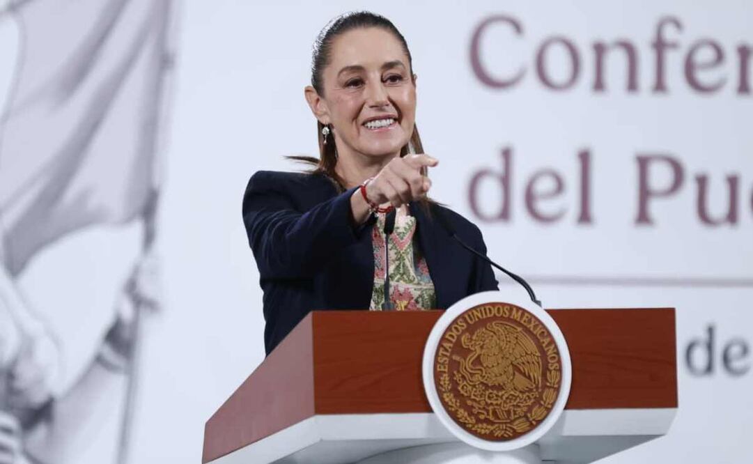 Claudia Sheinbaum, presidenta de México, durante la mañanera del 29 de septiembre del 2025. Foto: Fernanda Rojas / EL UNIVERSAL