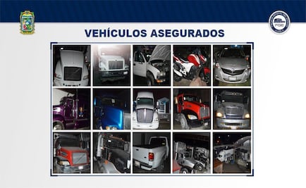 Aseguran 15 vehículos en bodega donde agredieron a militares en Puebla