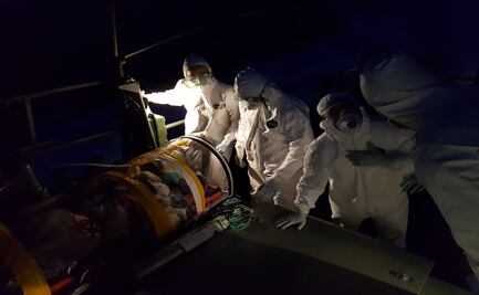 Evacuan de buque a ciudadano indio sospechoso de portar covid