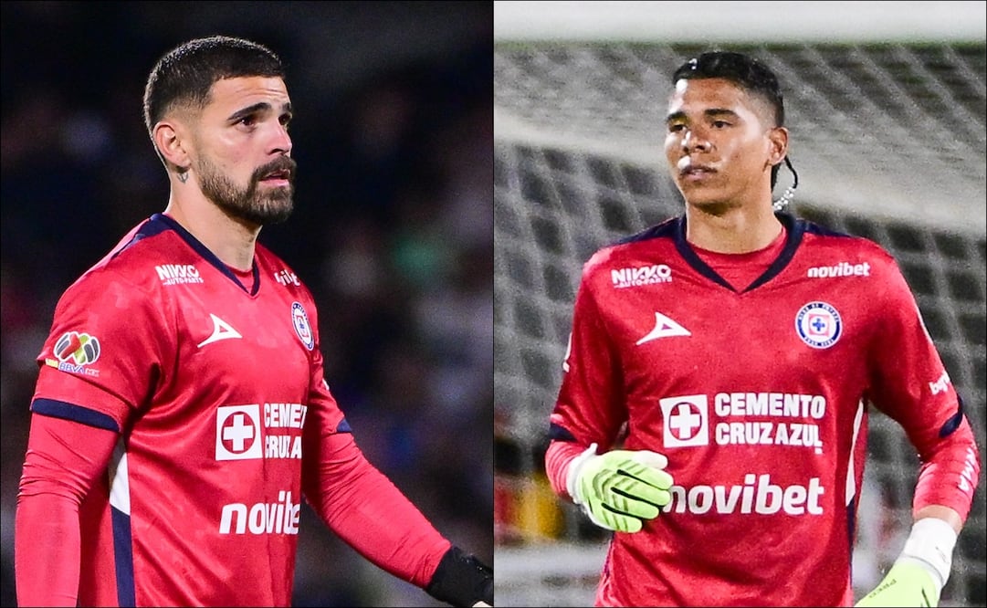 Andrés Gudiño y Kevin Mier compiten por la titularidad en Cruz Azul / Fotos: Imago7