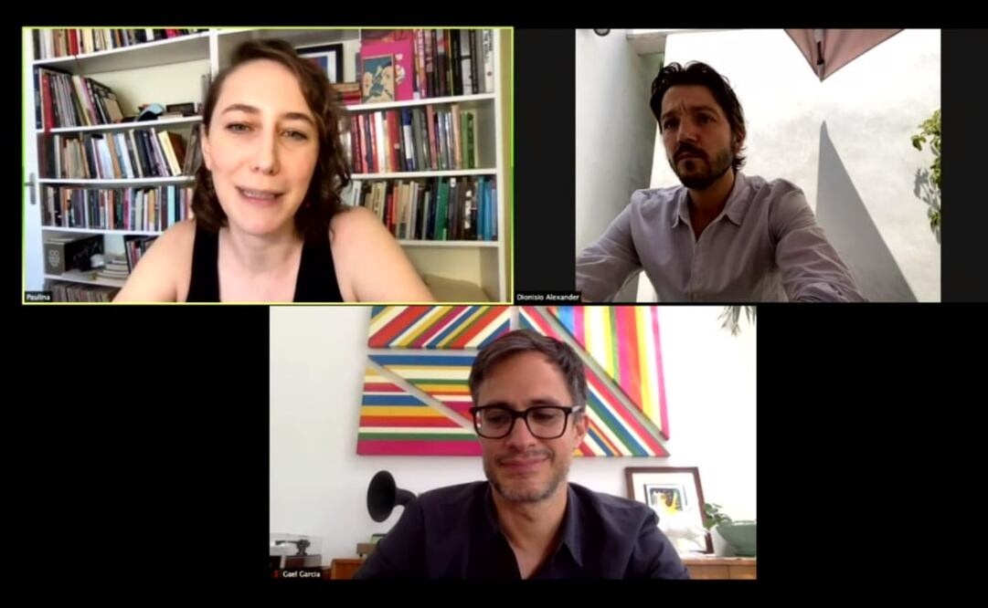 Paulina Suárez, Gael García Bernal y Diego Luna. Foto: Archivo