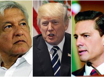Cuando Trump amenazó con el muro, AMLO apoyó a EPN; “me pondría del lado de Peña Nieto para defender a los mexicanos”