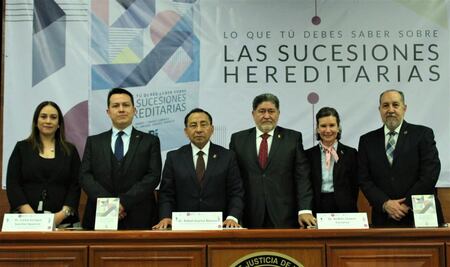 Presentan libro "Lo que Debes de Saber de las Sucesiones Hereditarias"; buscan brindar certeza jurídica 