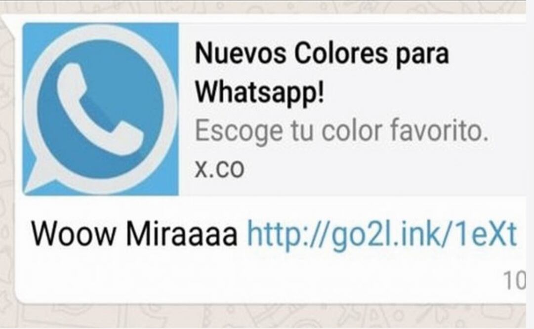 WhatsApp de colores es una nueva manera de robar tus datos 